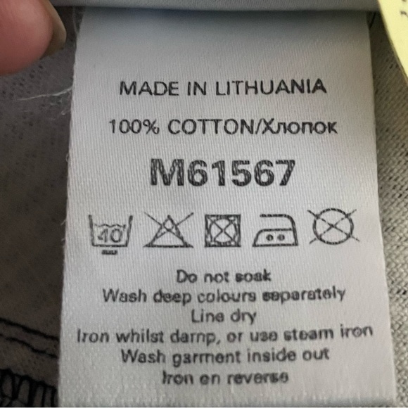 NEXT UK 12 Striped Women's Shorts 100% cotton made in Lithuania good condition - Picture 6 of 6